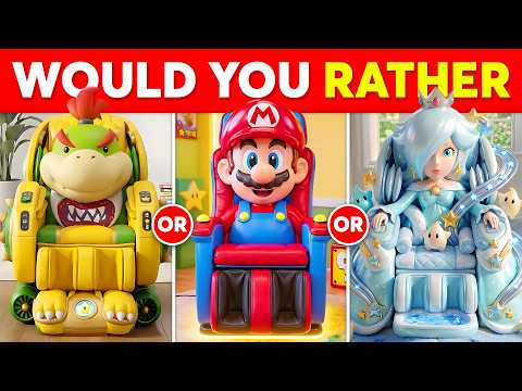Would You Rather - Build Your SUPER MARIO GALAXY House 🍄✨🌌🏰 ~ Quiz Apollo