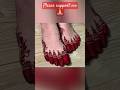 Ref:bcRRVkhaph4 Waoo   red heena mehndi design #foot finger mehndi designs