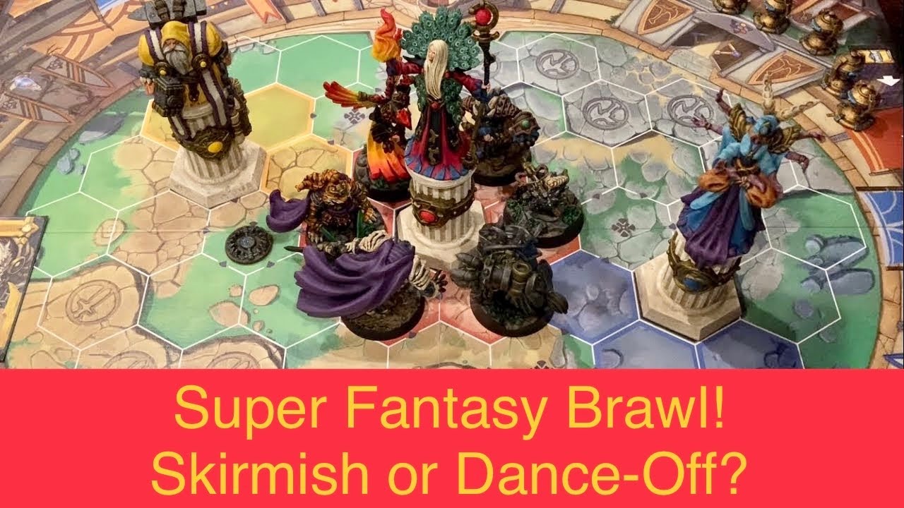 Game Night! Super Fantasy Brawl (2021) Mythic Board Game with Painted Miniatures