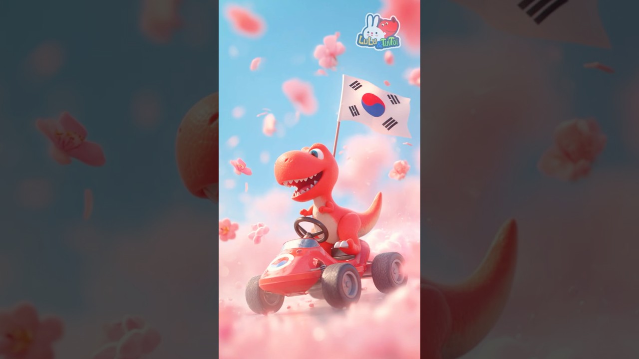 👘 Dino Racer S4 Ep13 Hanbok Dance | Korea Adventure 🦖🎶 | Dino Racer Series | Kids Music