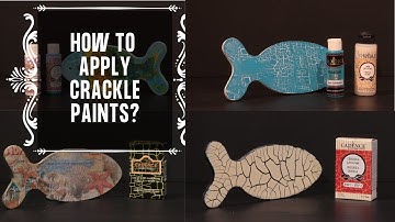 How to apply Cadence Crackle Paints?