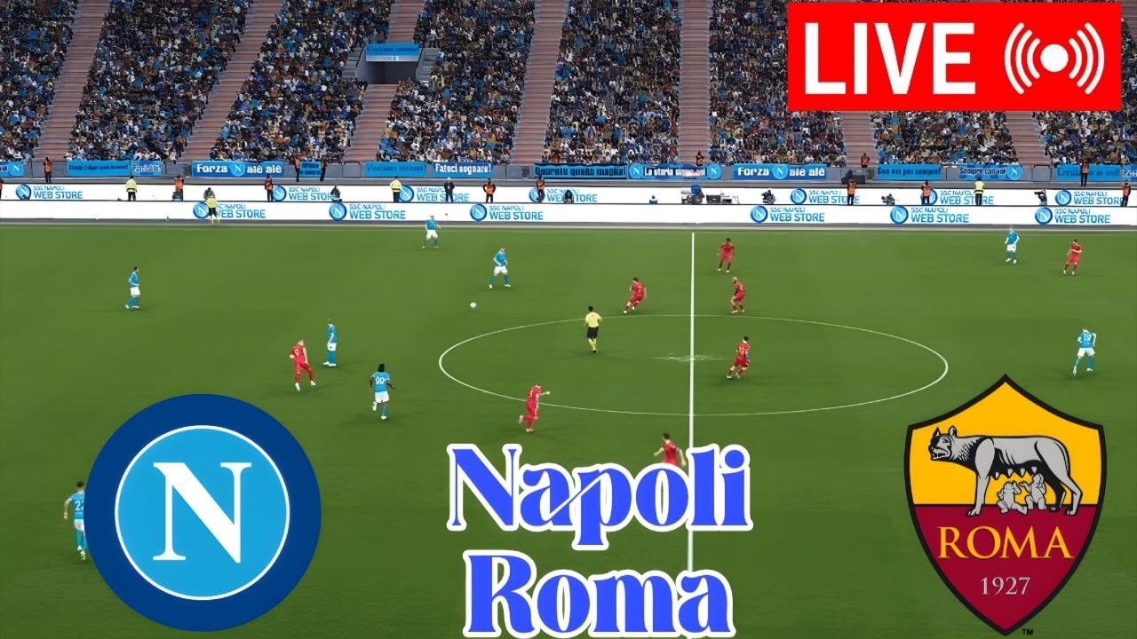 🔴 LIVE: NAPOLI VS ROMA SERIE A TIM 2025-26 FULL MATCH – EFOOTBALL SIMULATION VIDEO