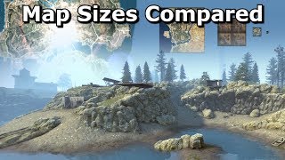 Battleroyale Map Sizes Compared  CS:GO's Blacksite