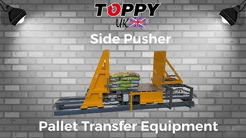 Automatic pallet changer (NEW 2023) "Side Pusher"