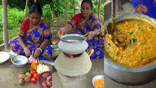 সবজি দিয়ে আমিষ খিচুড়ি | Vegetable Khichdi Recipe | Bengali Chicken Khichuri screenshot 5
