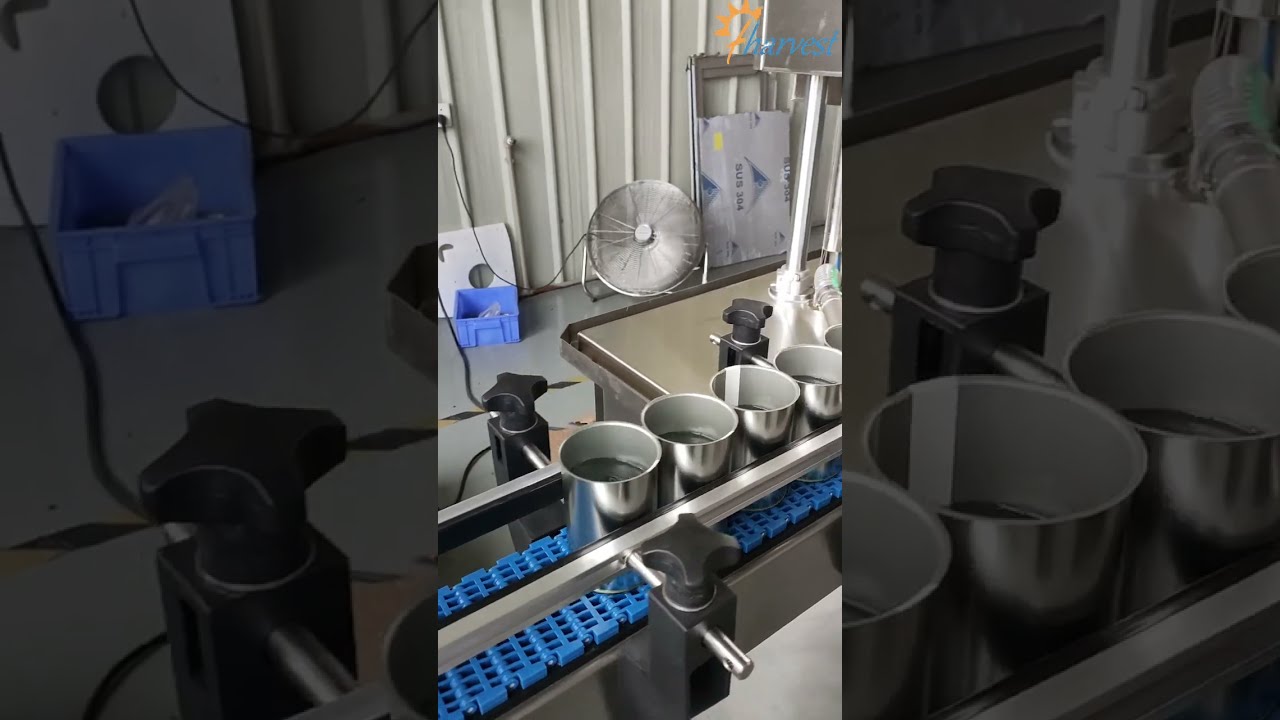 #Automatic #Vacuum Metal Can #Sealing Machine, Tin can vacuum auto #seaming machine for food canning