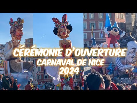 Carnaval de Nice 2024 crmonie douverture roi de la pop culture