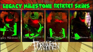 WINNING With EVERY 1x1x1x1 Legacy Milestone Skin (Roblox Forsaken)