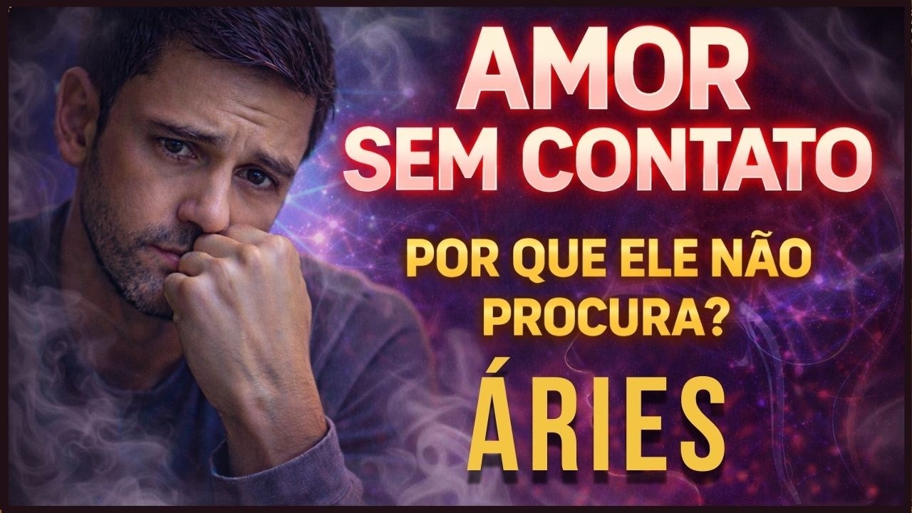 ♈ ÁRIES ❤️AMOR SEM CONTATO • ELE SOFRE… MAS O ORGULHO PODE ESTRAGAR TUDO