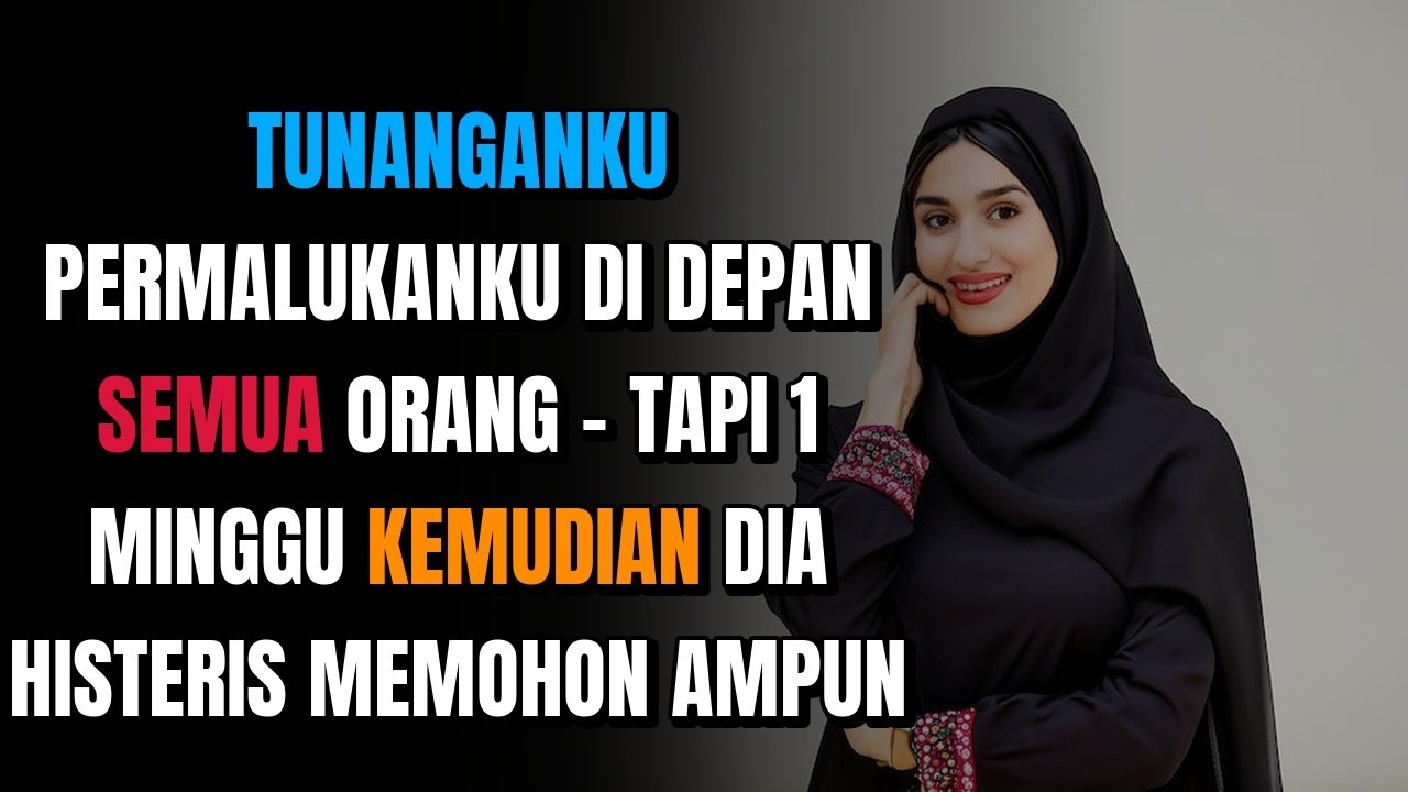 TUNANGANKU PERMALUKANKU DI DEPAN SEMUA ORANG - TAPI 1 MINGGU KEMUDIAN DIA HISTERIS MEMOHON AMPUN