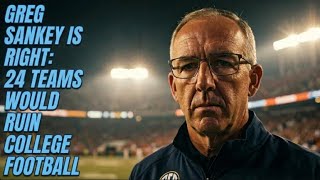 Greg Sankey Is Right: 24-Team CFB Playoff Would Ruin College Football