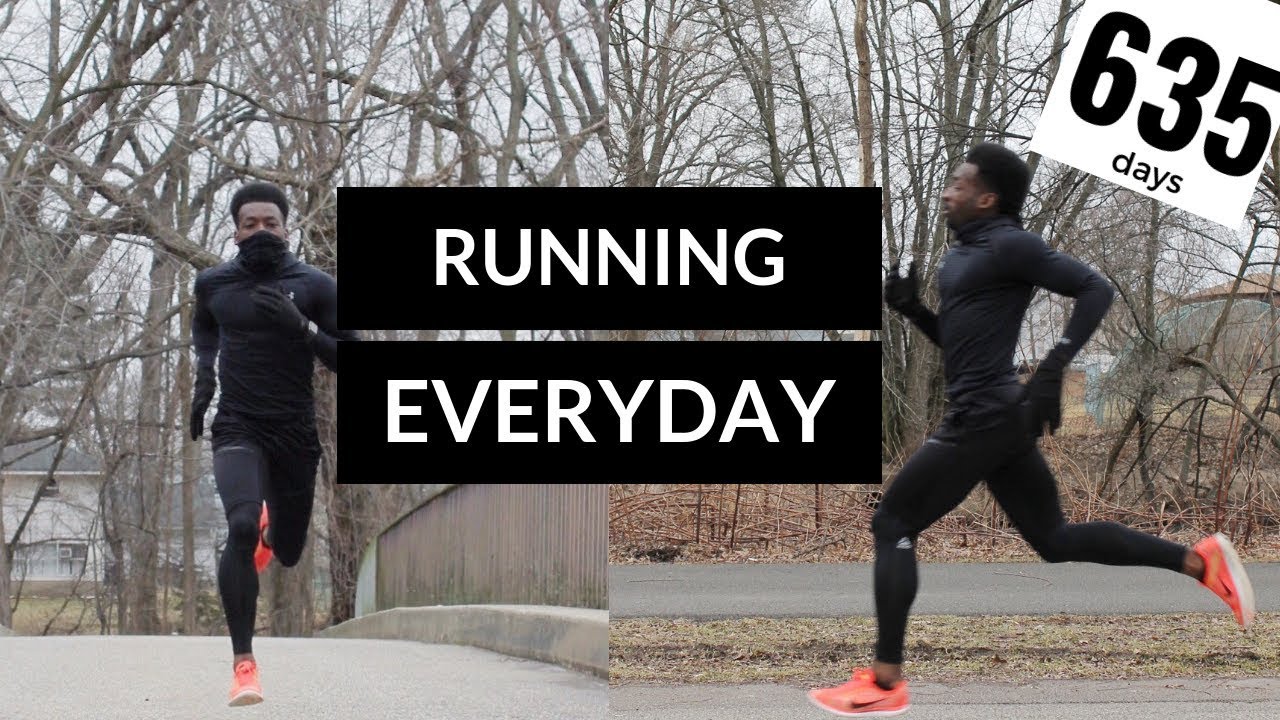 running everyday | 635 day run update | winter running - YouTube