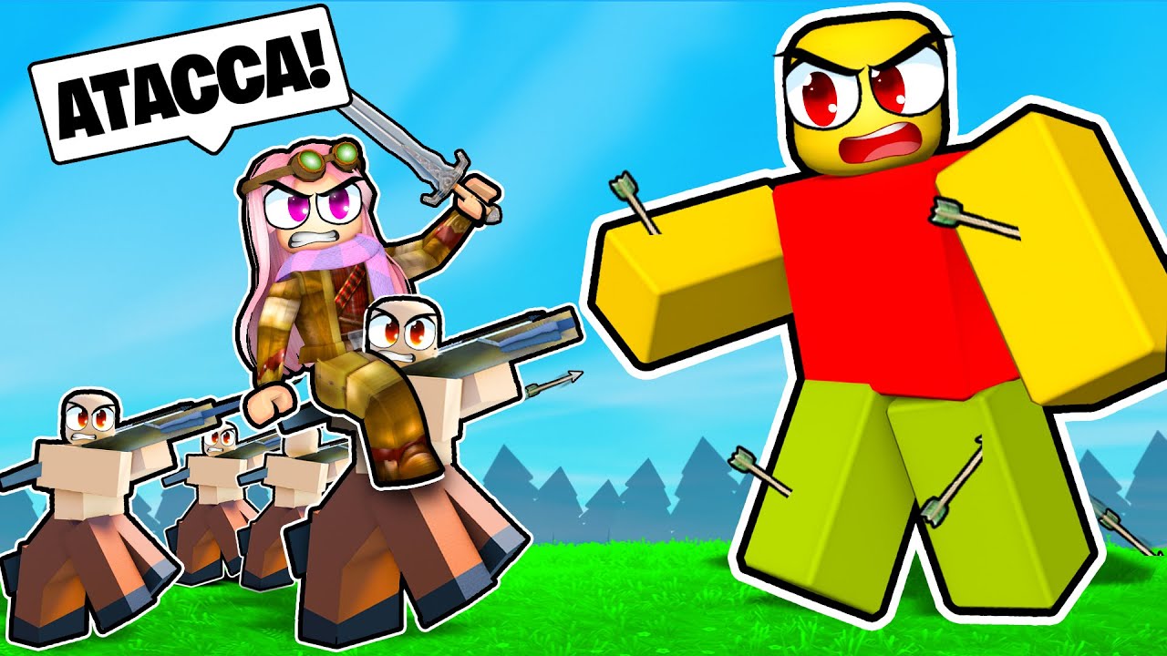 COMANDO IL MIO ESERCITO LEGO SU ROBLOX!