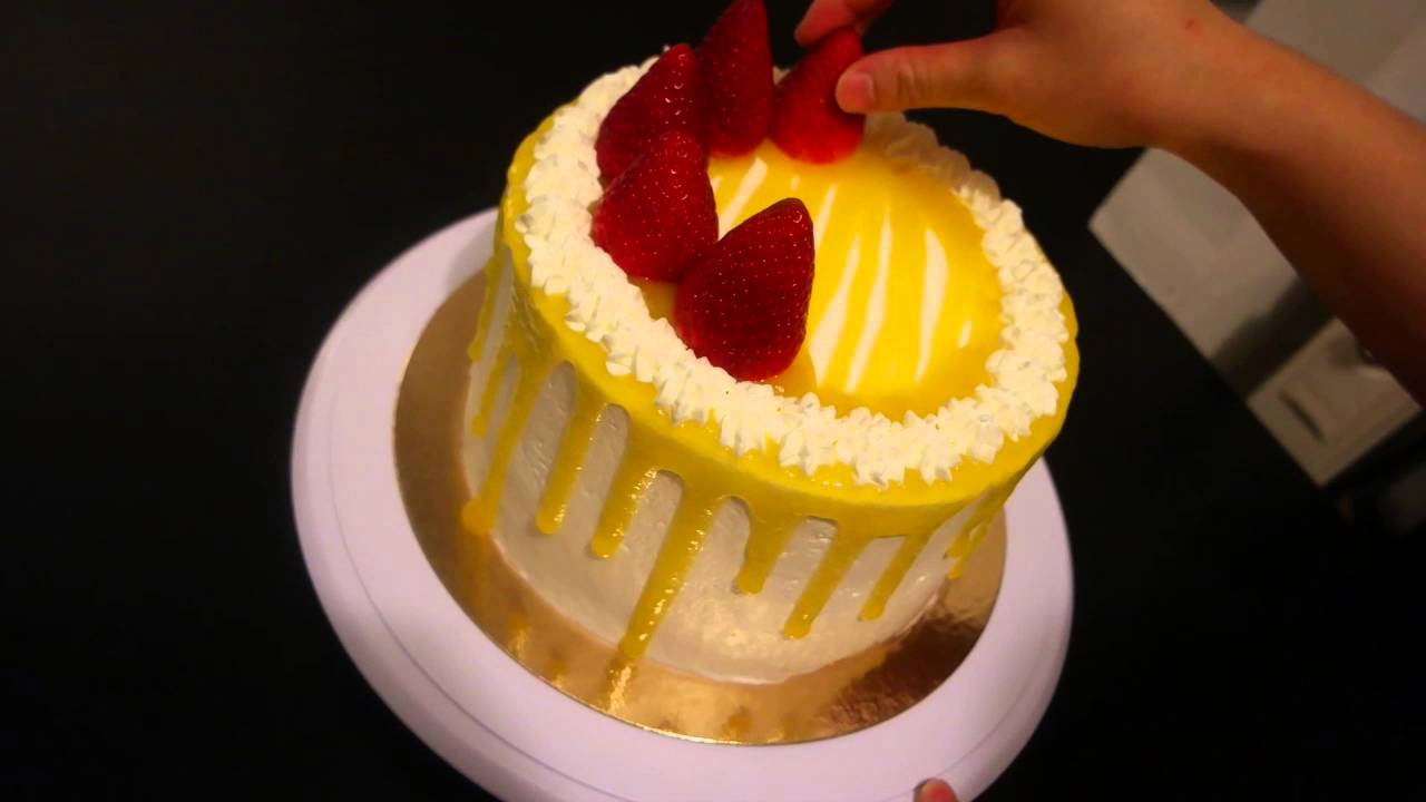 Glacage Rapide Et Jolie Mangue Fraise Youtube