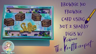 Brownie No Frownie Shaker Card #Not2Shabby #Cricut #shaker