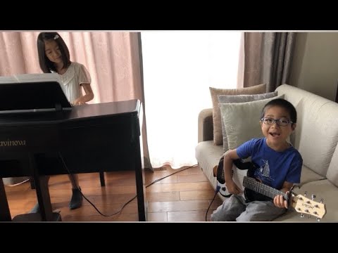 海の声♪桐谷健太　7歳　ギターぼうず