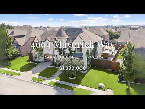 4664 Maverick Way, Carrollton, TX home video tour