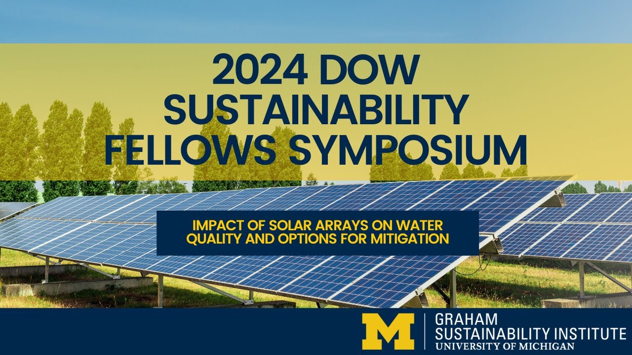 Impact of Solar Arrays on Water Quality and Options for Mitigation