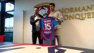 Les coulisses de la première journée d'Amine Salama avec le Stade Malherbe Caen