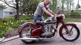 1952 Jawa 500 ohc Type 1500 1st start