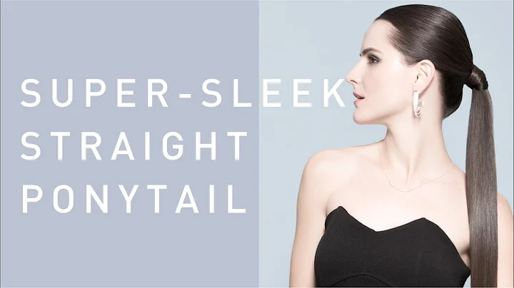 Hair tutorials by Jason Collier using the EH-HS99 | SUPER-SLEEK STRAIGHT PONY TAIL