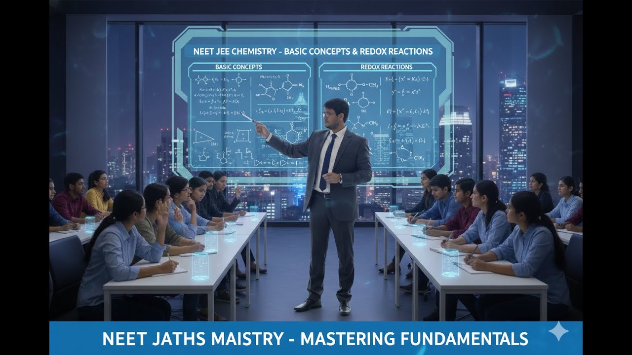 Basic Concepts of Chemistry & Redox Reactions | NEET & JEE Mains Chemistry | Easy Explanation