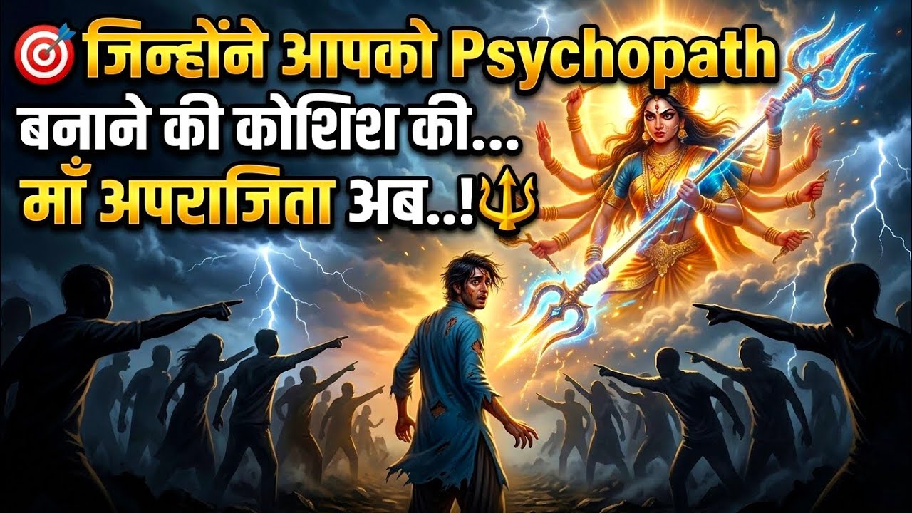 🧿 जिन्होंने आपको Psychopath बनाने की कोशिश की… मां अपराजिता अब न्याय करेंगी! 🔱 #tarot #viral 