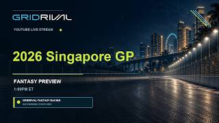 2026 Singapore GP GridRival Fantasy Preview Show  + Live Q/A screenshot 1