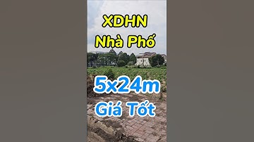 Chỉ Hơn 1ty700 1 lô Nhà Phố dự án Xây Dựng Hà Nội dt: 121m2( 5x24) #bất_động_sản_nhơn_trạch