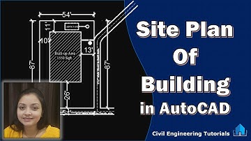 How to draw a Site Plan of building in AutoCAD || Building #2 ||  Making Civil Site Plan