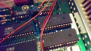 C= 1541 II mod 62K
This is a old video about 10 years old now and when I did it the mod was old too. I put 62K in my 1541-II just mapped out the I/O else it would be 64K. I did 3 of these and did one for a friend who made a boot disk that would take a 1541 image and put it to the ram. I had a switch to switch the ROM out so could right over the ROM and then do the switch and have a new ROM in the RAM. I still have this drive. Works real good and I even put a zero track censer in it. I took the code out of the 1541-C it came with that censer. I even mod the JiffyDOS code to have that track 0 in it.
O in this video I said I did it in 1995. C= 1541 II mod 62K