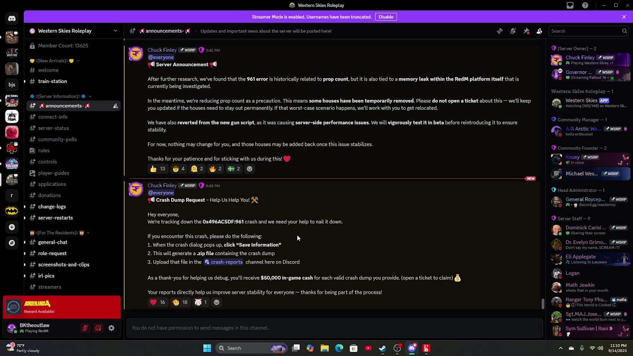 Cowboy life Red Dead RP Western Skies Roleplay