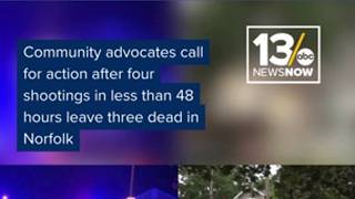 Community advocates call for action after four shootings in less than 48 hours leave three dead in N