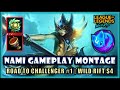 Nami gameplay  montage 1  road to challenger  wild rift
