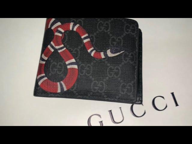 gucci snake wallet fake vs real