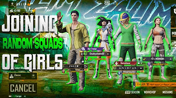 Joining Random Squad Of Girls Like Tharki Bot Part 2 | With Gameplay |