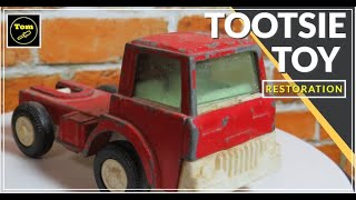 Old Tootsie Toy Restoration ✔ 1970 Semi Truck Custom Decals