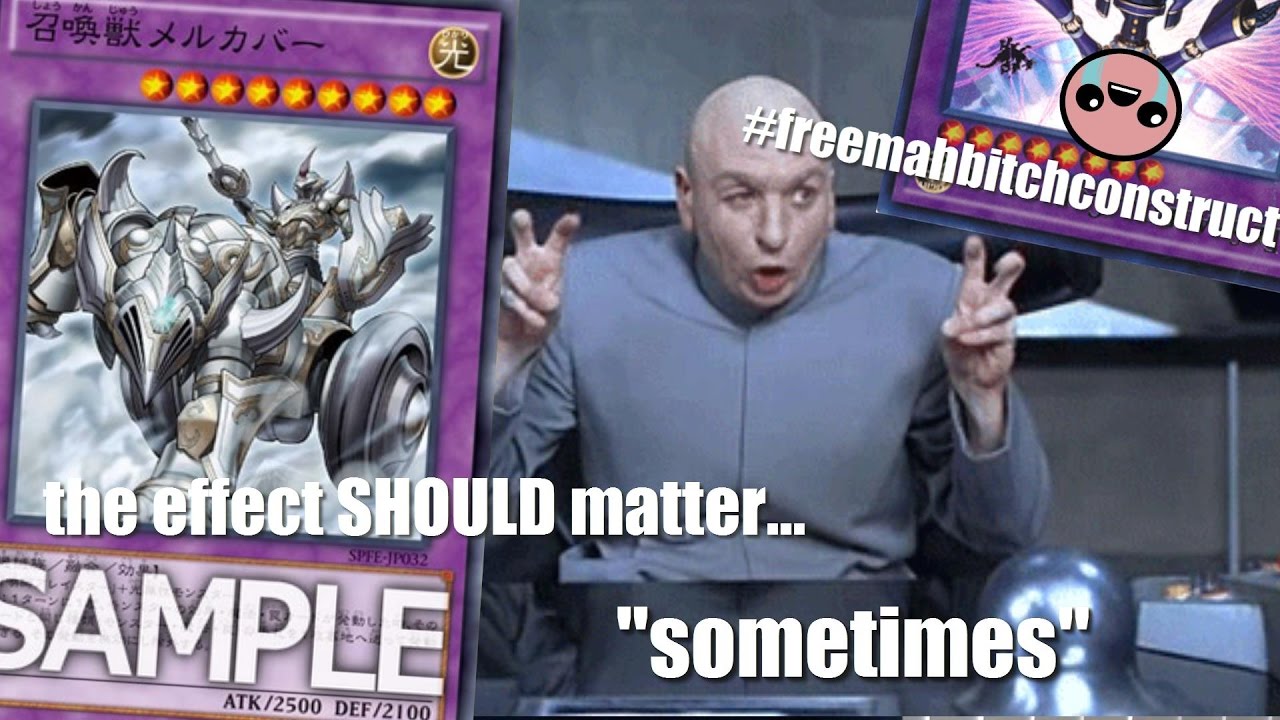 Merkabah the Eidolon Beast: The effect SHOULD matter... "sometimes" 