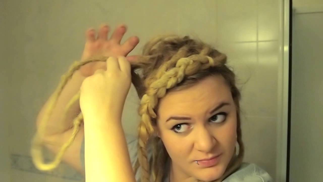 Formal dreadlock updo!