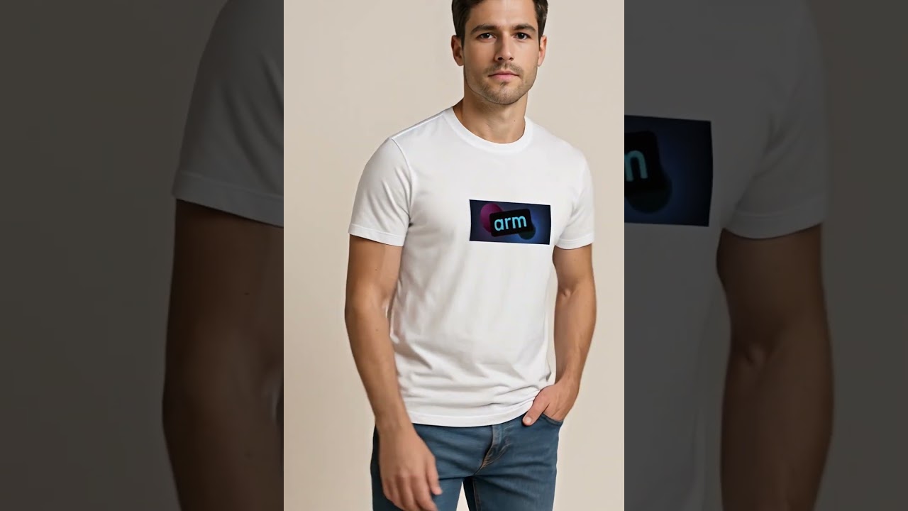 ARM Architecture Logo Tee – Minimal Techwear Style. 