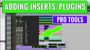 How To Add Inserts plugins In Pro Tools -- OBEDIA.com Live Pro Tools Training & Tutoring
