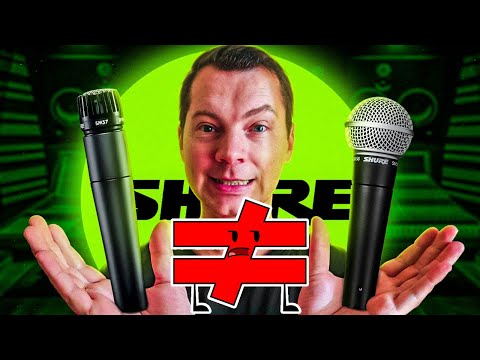 Shure SM58 vs. SM57 В чём разница и что общего? Показываю и рассказываю!