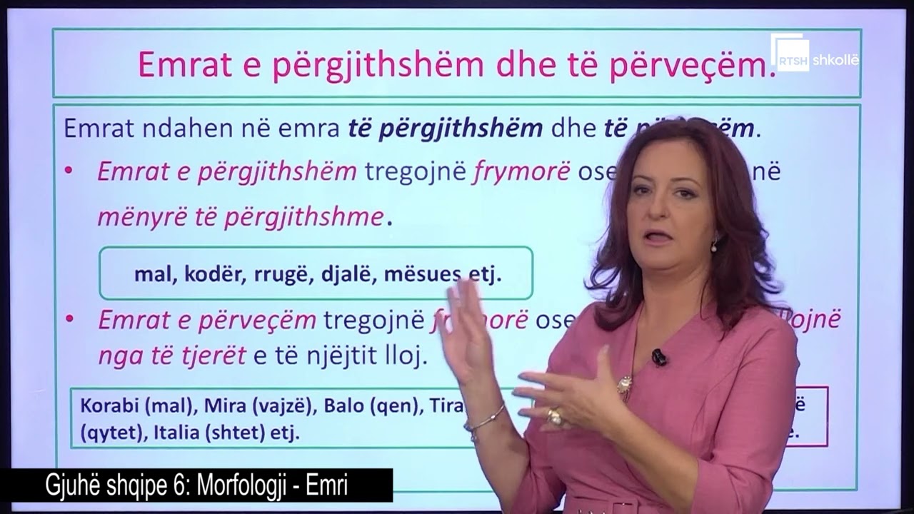 Morfologji. Emri | Gjuhë shqipe 6