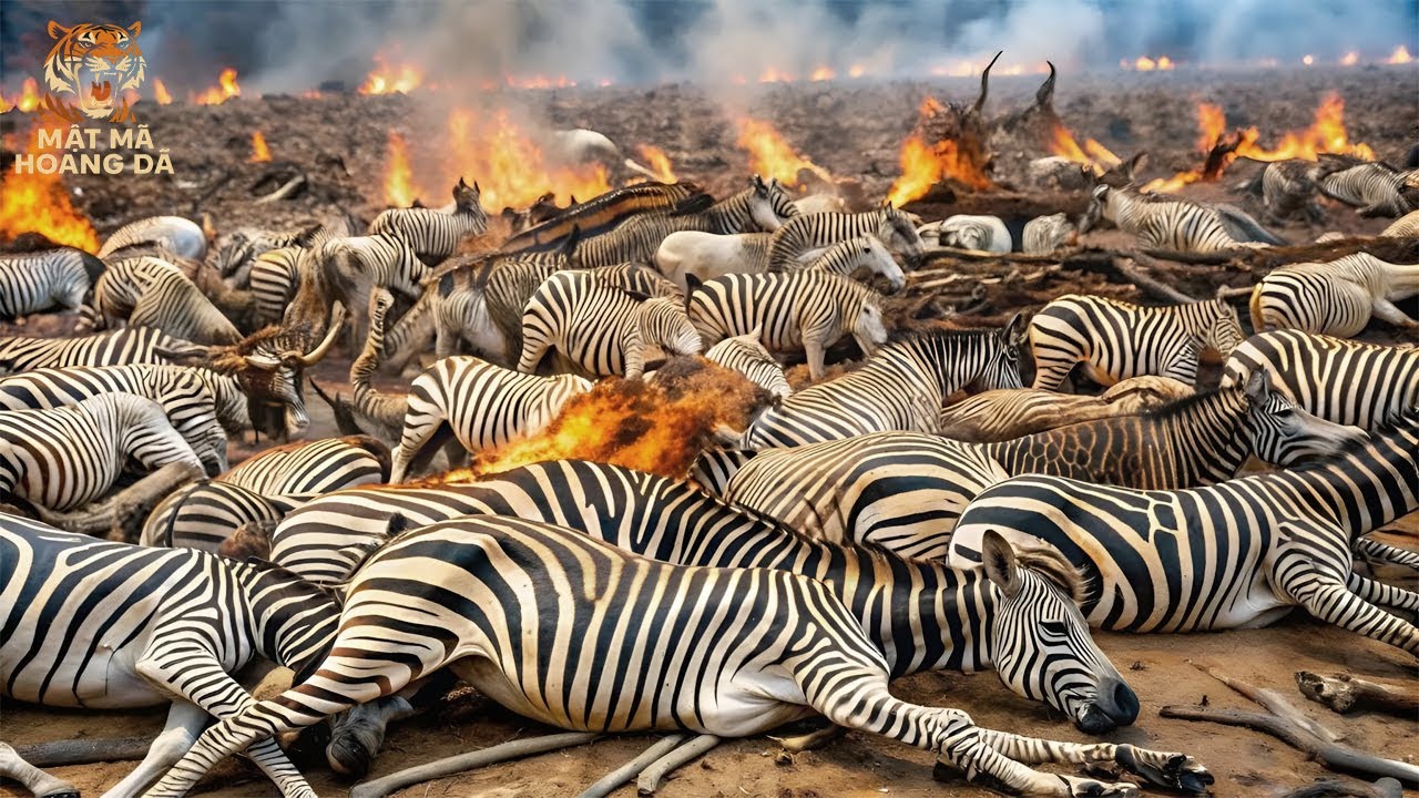 BOTSWANA RỰC LỬA! Cuộc Di Cư Vĩ Đại Của Ngựa Vằn Trên Thảo Nguyên C.háy | MMHD