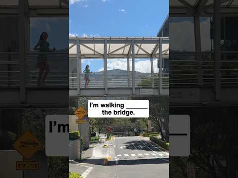 I'm walking ____
