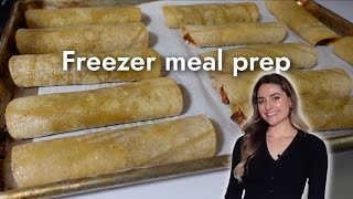 Freezer Meal Prep Taquitos! Plant Based Recipe by Chanty Marie 10,851 views 1 year ago 10 minutes, 31 seconds