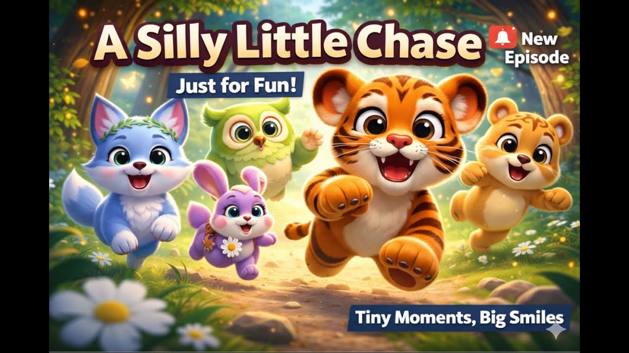 A Silly Little Chase 😂 | Funny Family Animation | Tiny Moments, Big Smiles