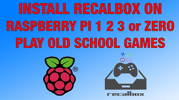 How To Install RECALBOX And Roms , Bios On Raspberry Pi 3 , 2 , 1 or zero 2016 version