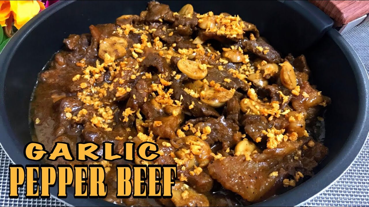 GARLIC PEPPER BEEF HOW TO COOK GARLIC PEPPER BEEF [JOLLIBEE STYLE
