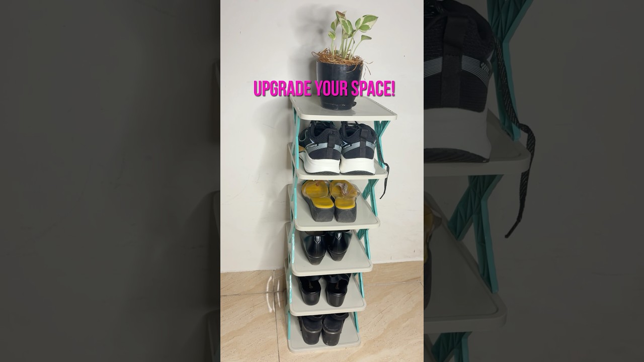 Affordable Shoe Rack Setup | DIY Home Organizing Idea | Budget-Friendly Transformation 